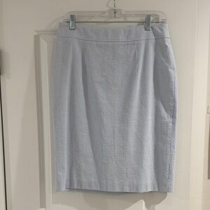 Brooks Brothers Light Blue Pencil Skirt